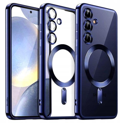 Etui do SAMSUNG S23 FE Granatowe do MagSafe Case Granatowy S23FE Niebieski