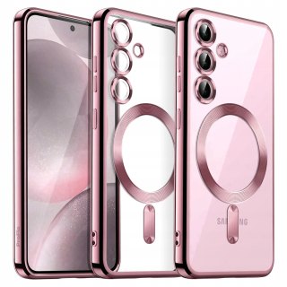 Etui do SAMSUNG S23 FE Różowy do MagSafe Case Ochrona Aparatu S23FE Rose