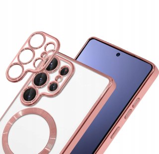 Etui do SAMSUNG S25 ULTRA Różowe do MagSafe Case Różowy Ochrona Aparatu