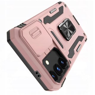 Etui do Samsung A35 5G i A55 5G Różowe z Podstawką Pancerne Case Rose Gold