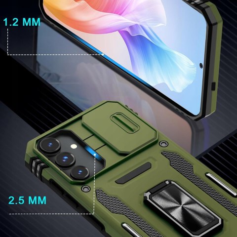 Etui do Samsung M52 5G Zielone ProFlo Pancerne Wojskowe Case Zielony