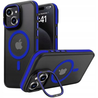 Etui do iPhone 14 Sportowe do MagSafe z Podstawką ProFlo Case Niebieski