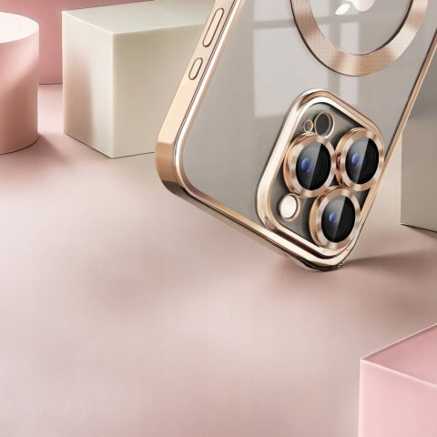 Etui do iPhone 16 Pro Max Złote do MagSafe Case Złoty Ochrona Aparatów