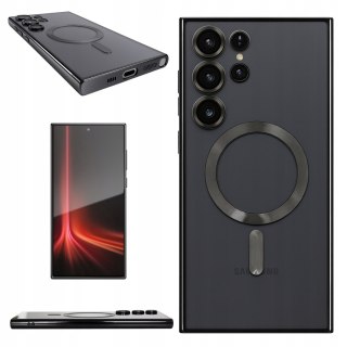 Etui Case ProFlo do SAMSUNG S25 ULTRA do MagSafe Czarne Ochrona Aparatu