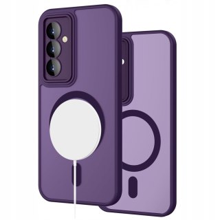 Etui Case do SAMSUNG S23+ Plus Fioletowe do MagSafe Osłona Aparatów