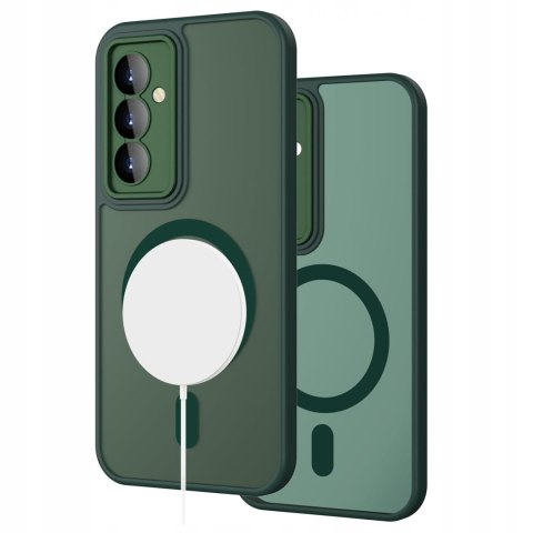 Etui Case do SAMSUNG S23+ Zielone do MagSafe Zielony Osłona Aparatów