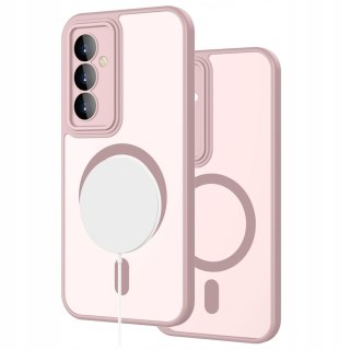 Etui Case do SAMSUNG S24 5G Różowe do MagSafe Różowy Osłona Aparatów