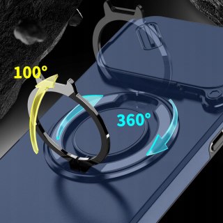 Etui Case do iPhone 17 Pro Max Pancerne Niebieskie Osłona Aparatu