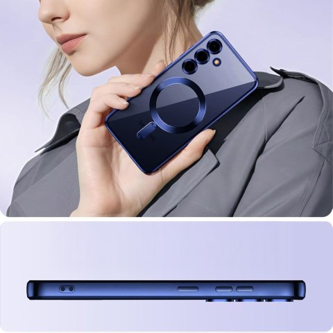 Etui ProFlo do SAMSUNG S25+ Plus Granatowy do MagSafe Ochrona Niebieski