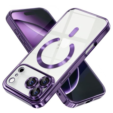 Etui ProFlo do iPhone 17 Pro Max do MagSafe Fioletowe Ochrona Aparatu
