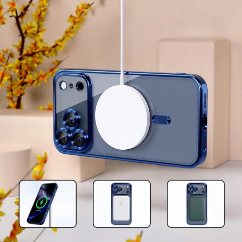 Etui ProFlo do iPhone 17 Pro Max do MagSafe Niebieskie Ochrona Aparatu