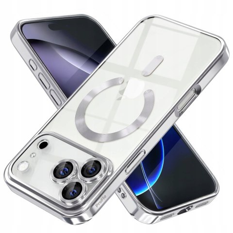 Etui ProFlo do iPhone 17 Pro Max do MagSafe Srebrne Ochrona Aparatu