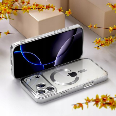 Etui ProFlo do iPhone 17 Pro Max do MagSafe Srebrne Ochrona Aparatu