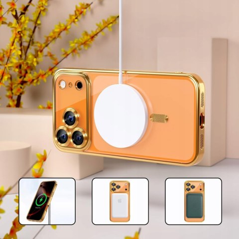 Etui ProFlo do iPhone 17 Pro Max do MagSafe Złote Ochrona Aparatu Case