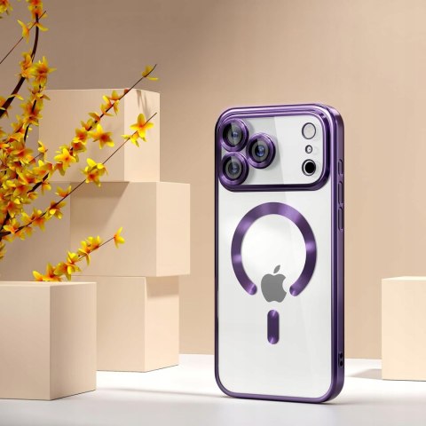 Etui ProFlo do iPhone 17 Pro do MagSafe Fioletowe Ochrona Aparatu Fioletowy