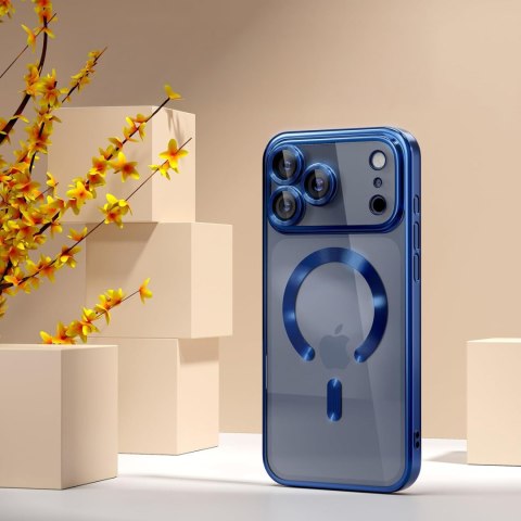 Etui ProFlo do iPhone 17 Pro do MagSafe Niebieskie Ochrona Aparatu Case