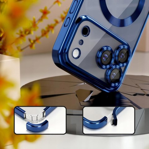 Etui ProFlo do iPhone 17 Pro do MagSafe Niebieskie Ochrona Aparatu Case