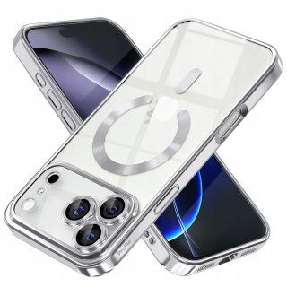Etui ProFlo do iPhone 17 Pro do MagSafe Srebrne Ochrona Aparatu Srebrny