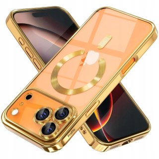 Etui ProFlo do iPhone 17 Pro do MagSafe Złote Ochrona Aparatu Case Złoty