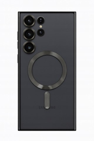 Etui ProFlo i Folia do SAMSUNG S24 ULTRA do MagSafe Czarne Ochrona Aparatu