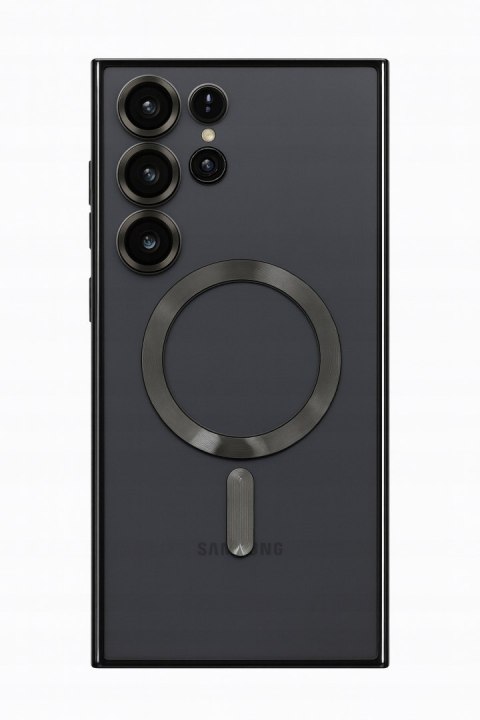 Etui ProFlo i Folia do SAMSUNG S24 ULTRA do MagSafe Czarne Ochrona Aparatu