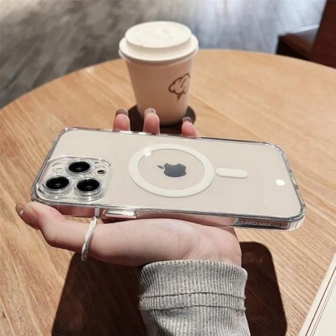 Etui Przezroczyste do iPhone 13 Pro do MagSafe Clear Case z Ringiem Obudowa