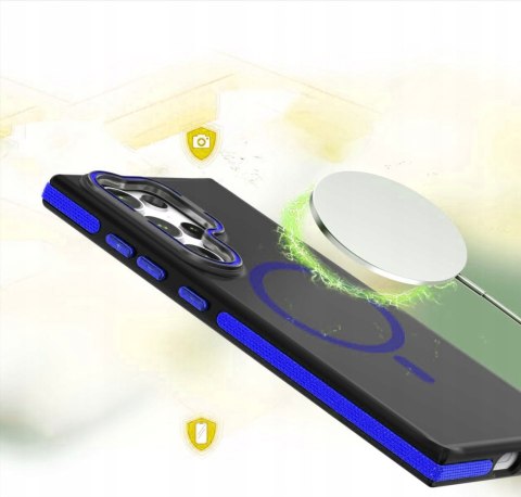 Etui do Samsung S24 Ultra do MagSafe Sportowe Niebieskie Case Niebieski