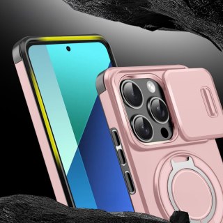 Etui do iPhone 14 Pro Max Różowe Pancerne Osłona Aparatu do MagSafe