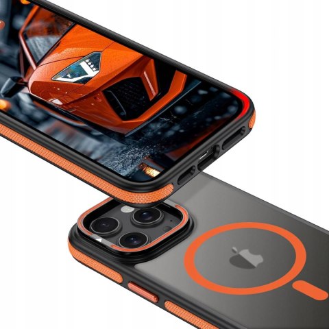 Etui do iPhone 14 Pro Max do MagSafe Pomarańczowe Sportowe Pomarańczowy