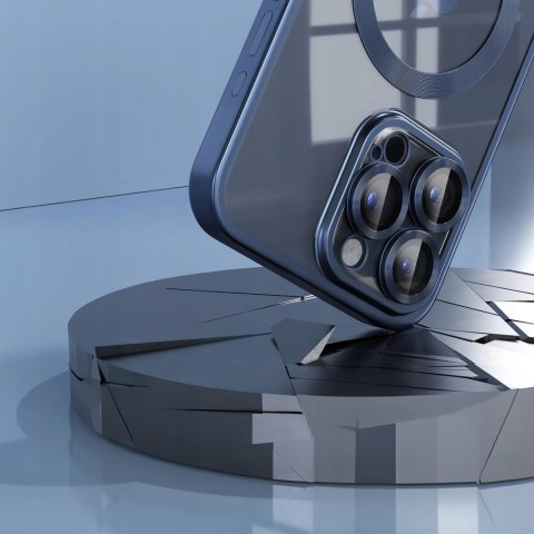 Etui do iPhone 16 Pro 6,3" do MagSafe Niebieski Tytan Niebieskie Granatowy