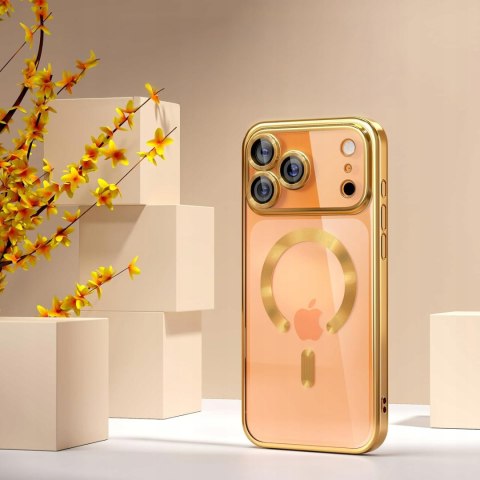 Etui i Szkło ProFlo do iPhone 17 Pro Max do MagSafe Złote Ochrona Aparatu