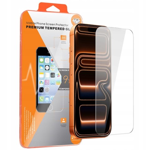 Szkło hartowane Premium do iPhone 16 Pro / 17 / 17 Pro Full Glue