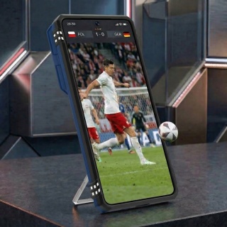 Case do Samsung Galaxy S26 Ultra Ciemnoniebieski Pancerny Etui z podstawką