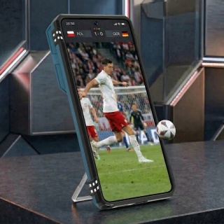Case do Samsung Galaxy S26 Ultra Jasnoniebieski Pancerny Etui z podstawką