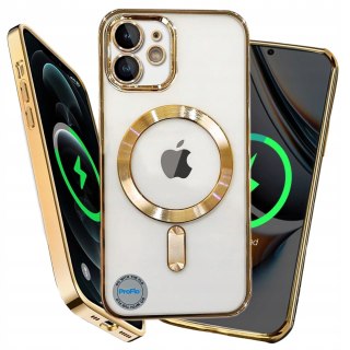 Etui Case do iPhone 12 Złote do MagSafe Ochrona Aparatu Obudowa Kolory
