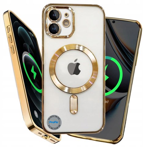 Etui Case do iPhone 12 Złote do MagSafe Ochrona Aparatu Obudowa Kolory
