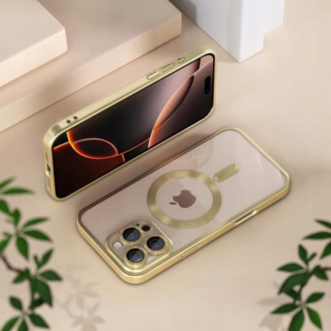 Etui ProFlo do iPhone 16 Pro Max Złote do MagSafe Jasny Złoty Ochrona ap.
