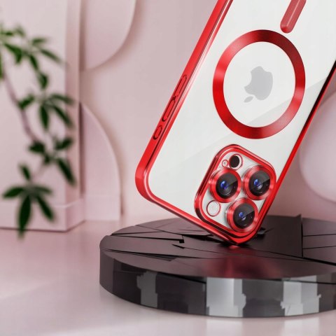 Etui ProFlo do iPhone 16 Pro Max do MagSafe Czerwone Ochrona Aparatu Case