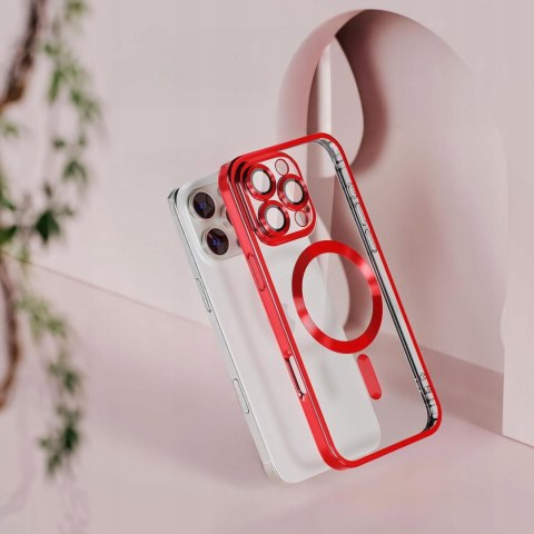 Etui ProFlo do iPhone 16 Pro Max do MagSafe Czerwone Ochrona Aparatu Case