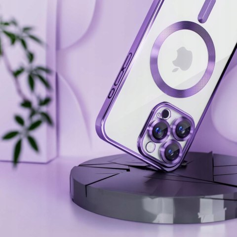 Etui ProFlo do iPhone 16 Pro Max do MagSafe Fioletowe Ochrona Aparatu