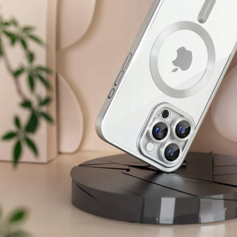 Etui ProFlo do iPhone 16 Pro Max do MagSafe Magnetyczne Srebrny Tytan