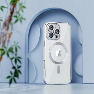 Etui ProFlo do iPhone 16 Pro Max do MagSafe Srebrne Ochrona Aparatu