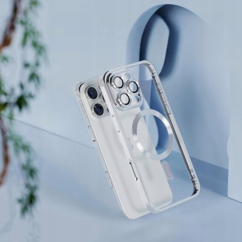 Etui ProFlo do iPhone 16 Pro Max do MagSafe Srebrne Ochrona Aparatu