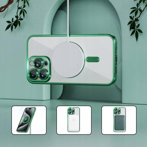 Etui ProFlo do iPhone 16 Pro Max do MagSafe Zielone Ochrona Aparatu