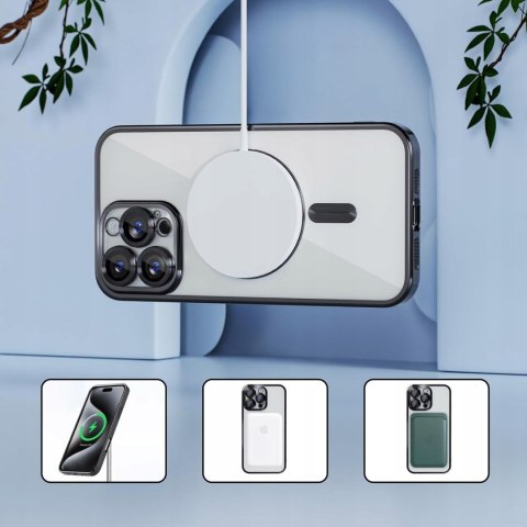 Etui ProFlo do iPhone 16 Pro do MagSafe Czarne Ochrona Aparatu Case