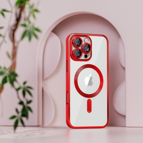 Etui ProFlo do iPhone 16 Pro do MagSafe Magnetyczne Czerwone Osłona Aparatu