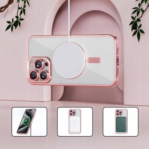 Etui ProFlo do iPhone 16 Pro do MagSafe Magnetyczne Różowe Ochrona Aparatu