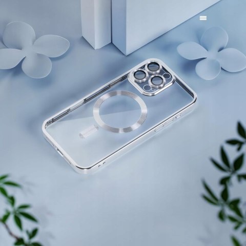 Etui ProFlo do iPhone 16 Pro do MagSafe Magnetyczne Srebrne Osłona Aparatu