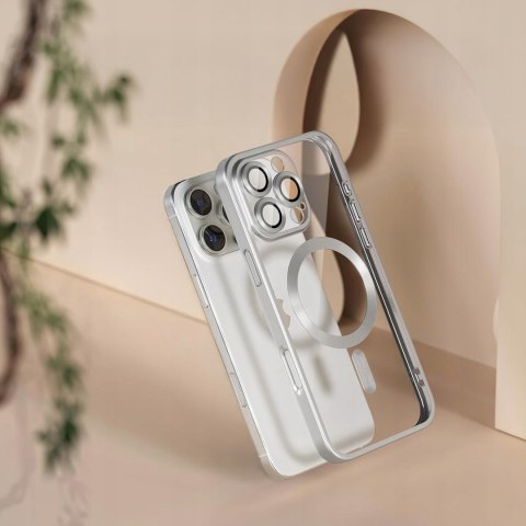 Etui ProFlo do iPhone 16 Pro do MagSafe Magnetyczne Srebrny Tytan Osłona
