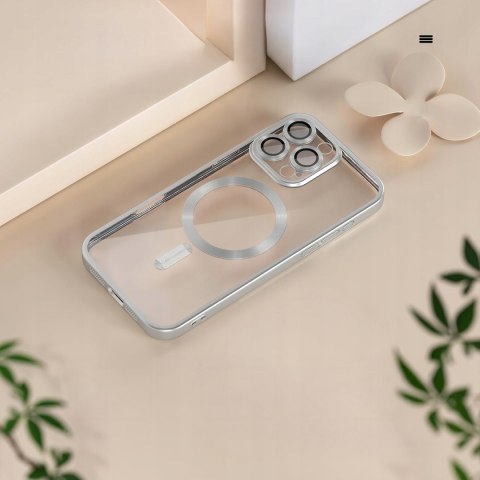 Etui ProFlo do iPhone 16 Pro do MagSafe Magnetyczne Srebrny Tytan Osłona